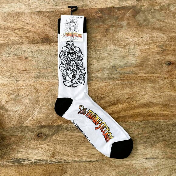 NEW Adult The Three Stooges Socks - Picture 1 of 2